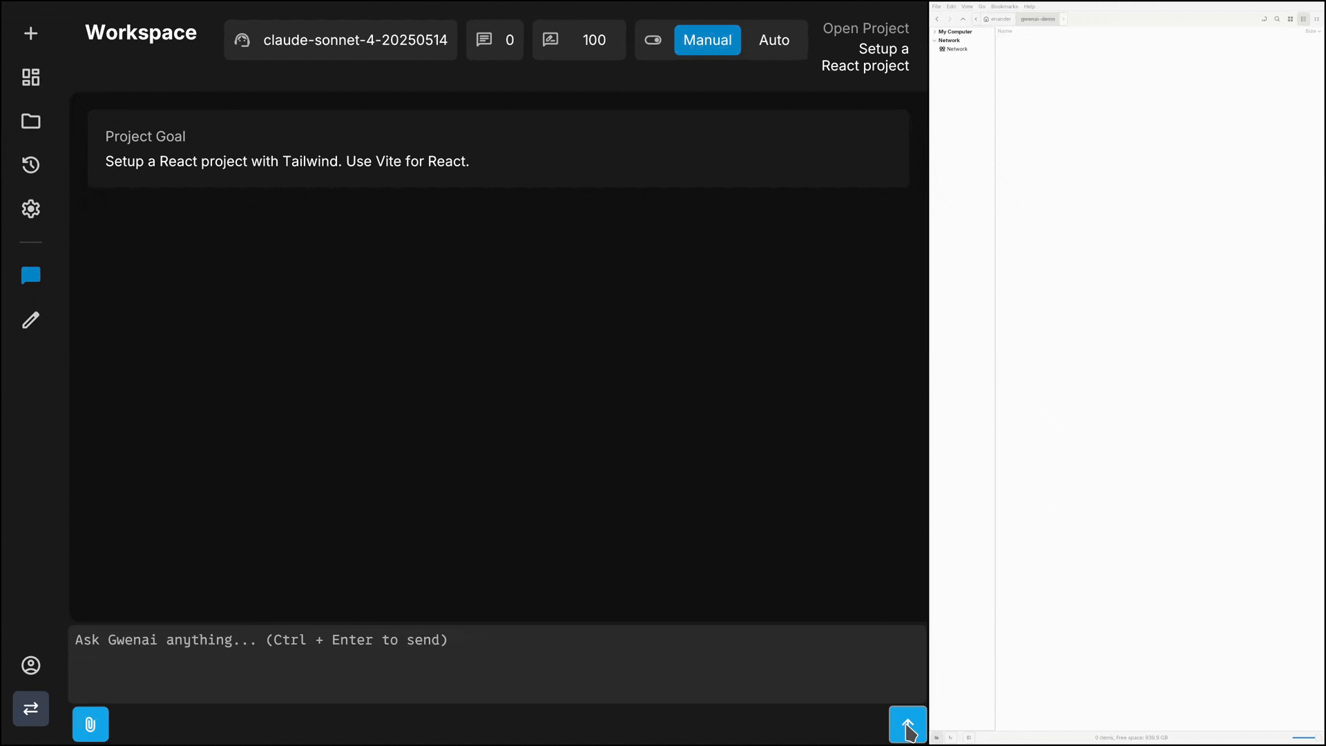 Gwenai setting up development environment